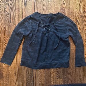 Navy Cammo Crew Neck